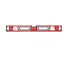 Уровень алюминиевый Matrix 400 мм, магнит, фрезерованный, 3 глазка, 1 зеркальный  картинка